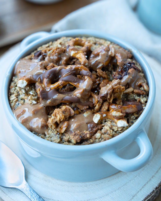 Porridge au four Bretzel Chocolat au Lait