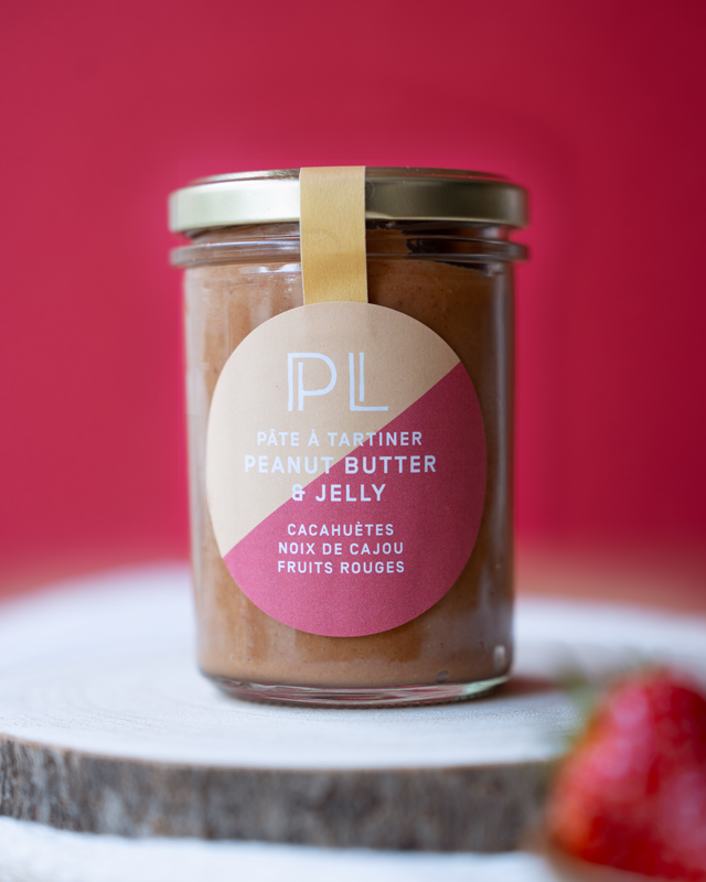 Pâte à tartiner Peanut Butter Jelly - Cacahuètes Fruits Rouges
