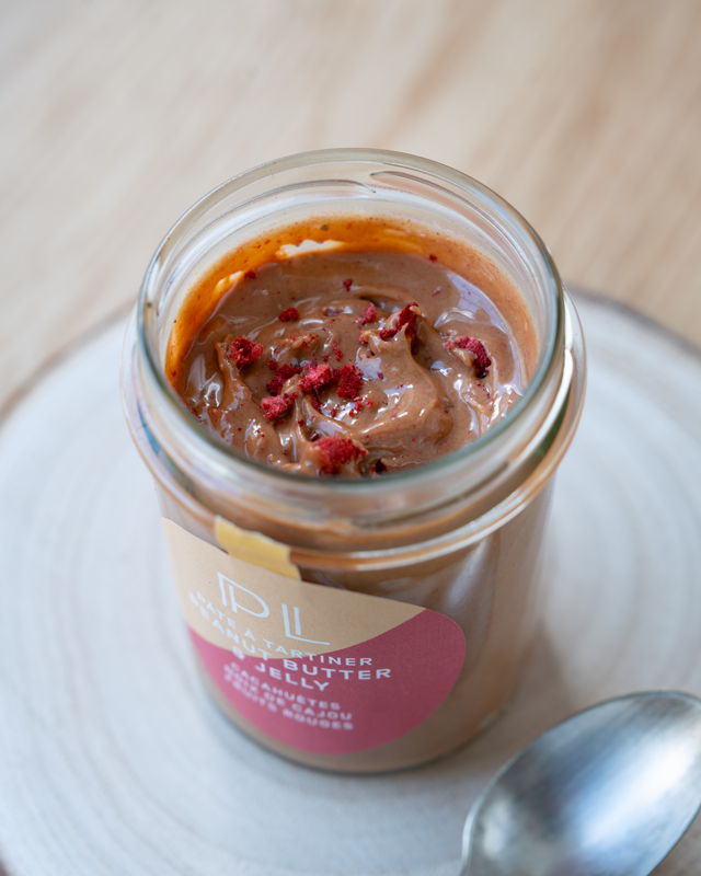 Pâte à tartiner Peanut Butter Jelly - Cacahuètes Fruits Rouges