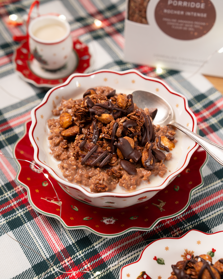 Porridge Rocher Praliné Intense - Amandes Pecan Noir