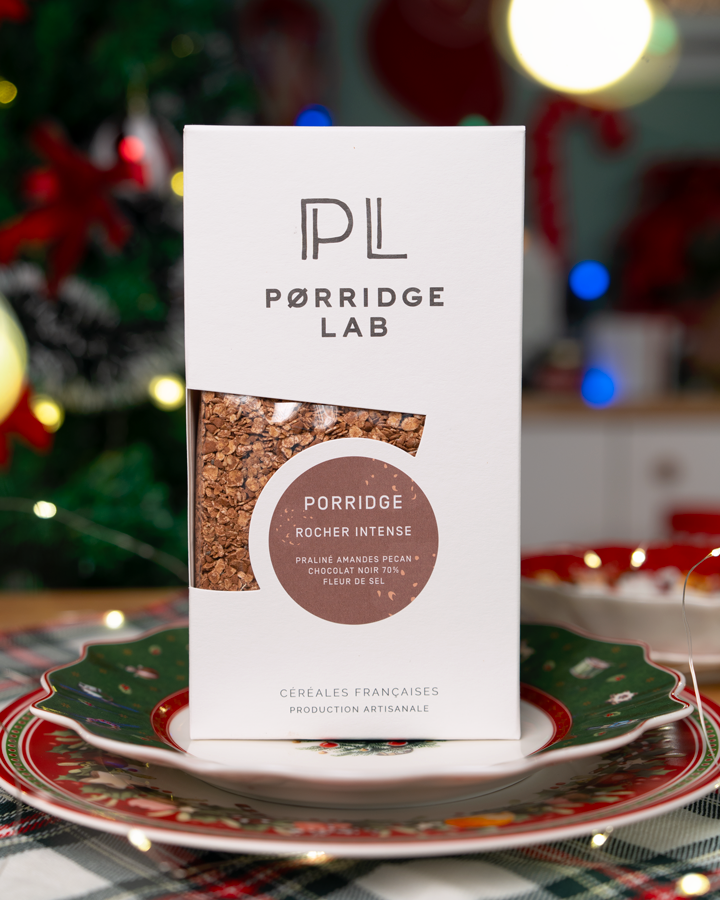 Porridge Rocher Praliné Intense - Amandes Pecan Noir