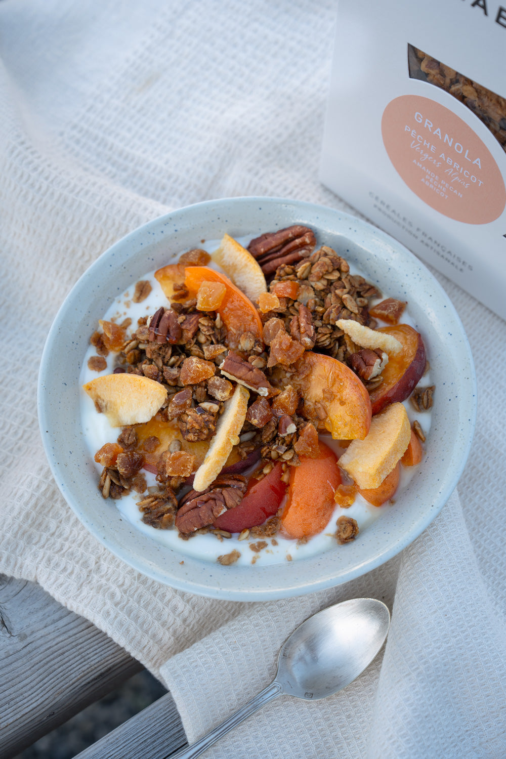 Granola Pêche Abricot - Vergers Alpins