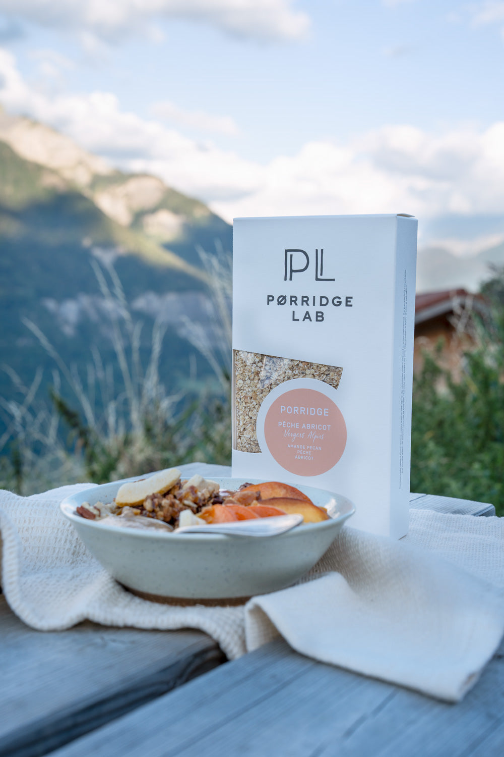 Porridge Pêche Abricot - Vergers Alpins