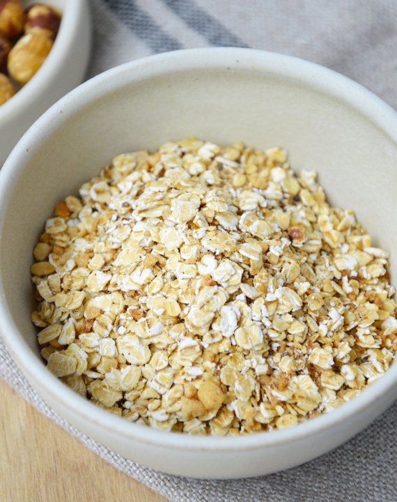 porridge vanille noisette