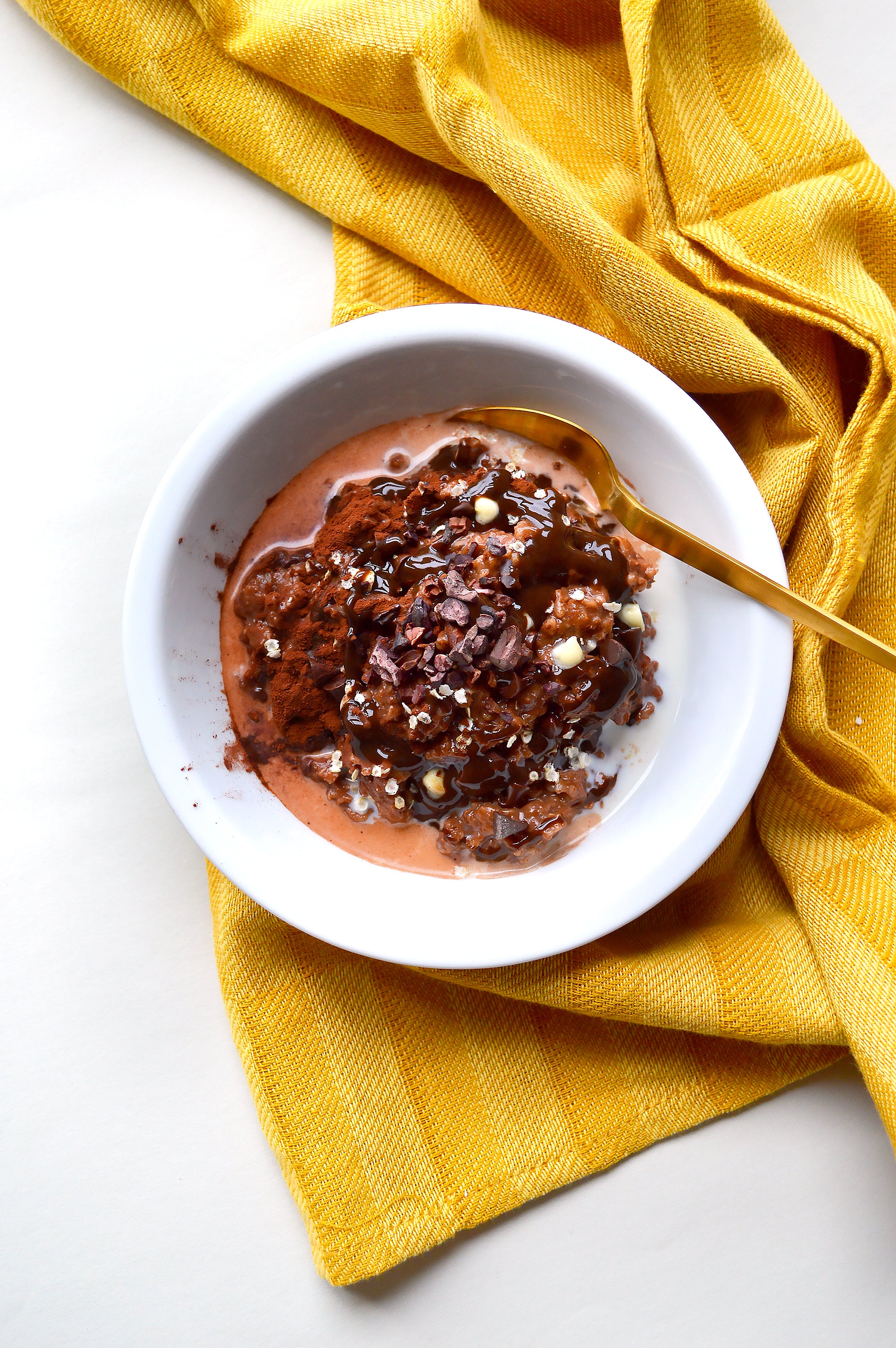 Porridge tout chocolat