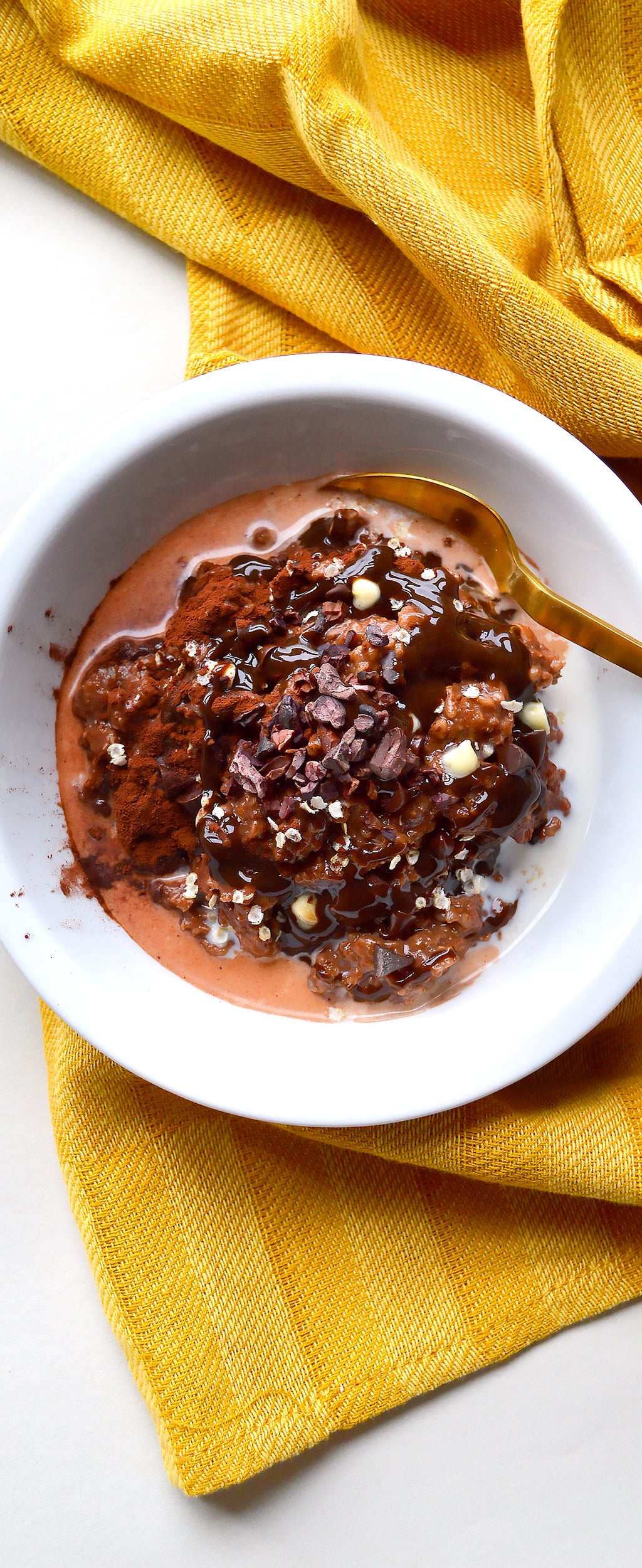 Porridge tout chocolat