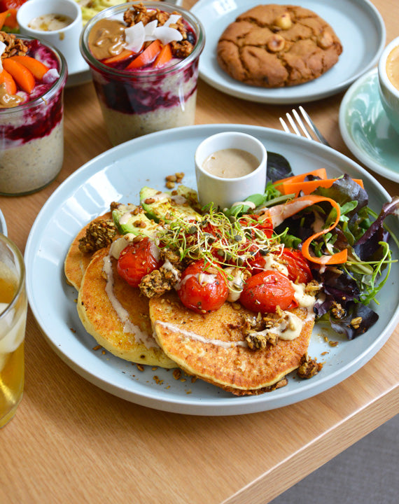 Perouges Pancake Pancakes porridge tomate basilic