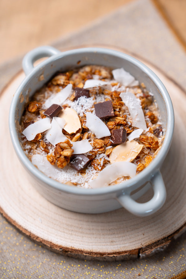 Porridge au four Coeur coco