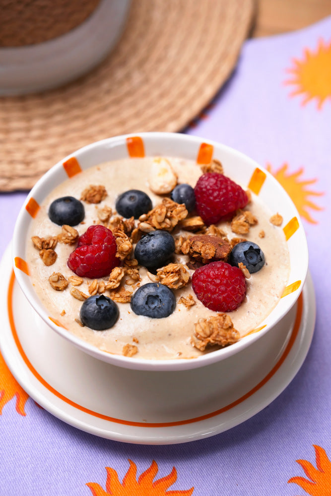 Smoothie bowl à l’avoine et Peanut Butter Vanille