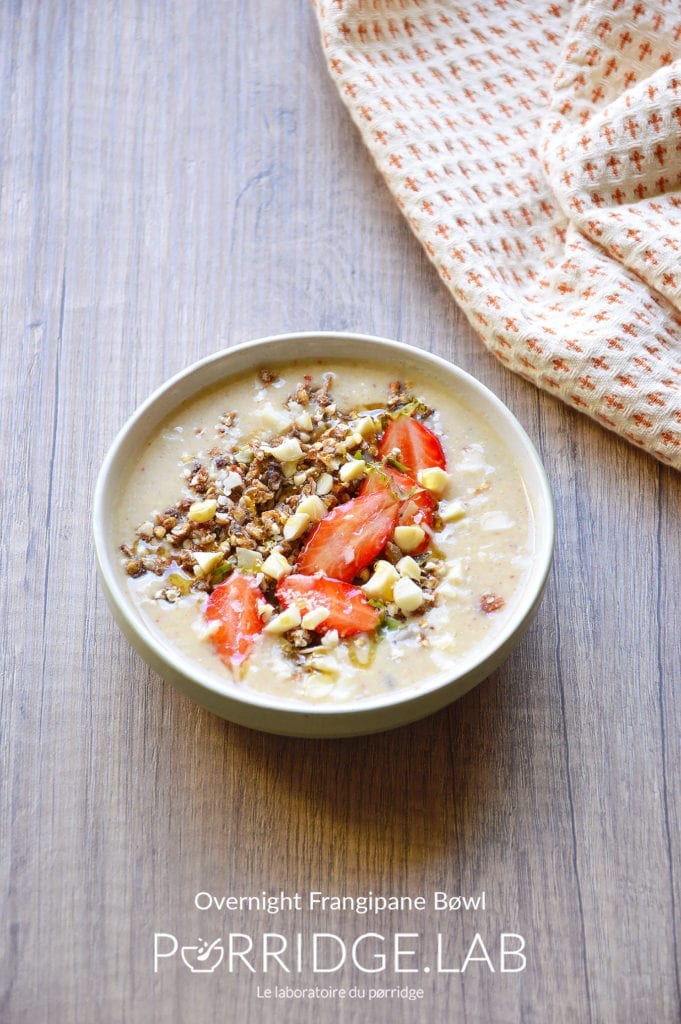 Porridge-frangipane