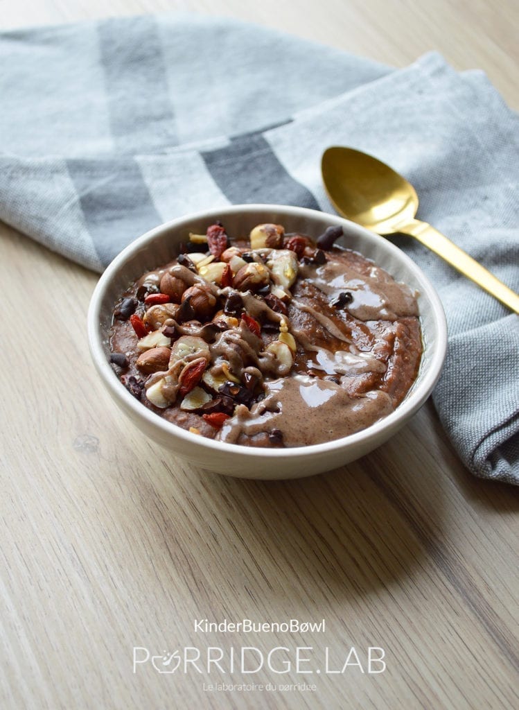 Porridge sarrasin cacao-noisette