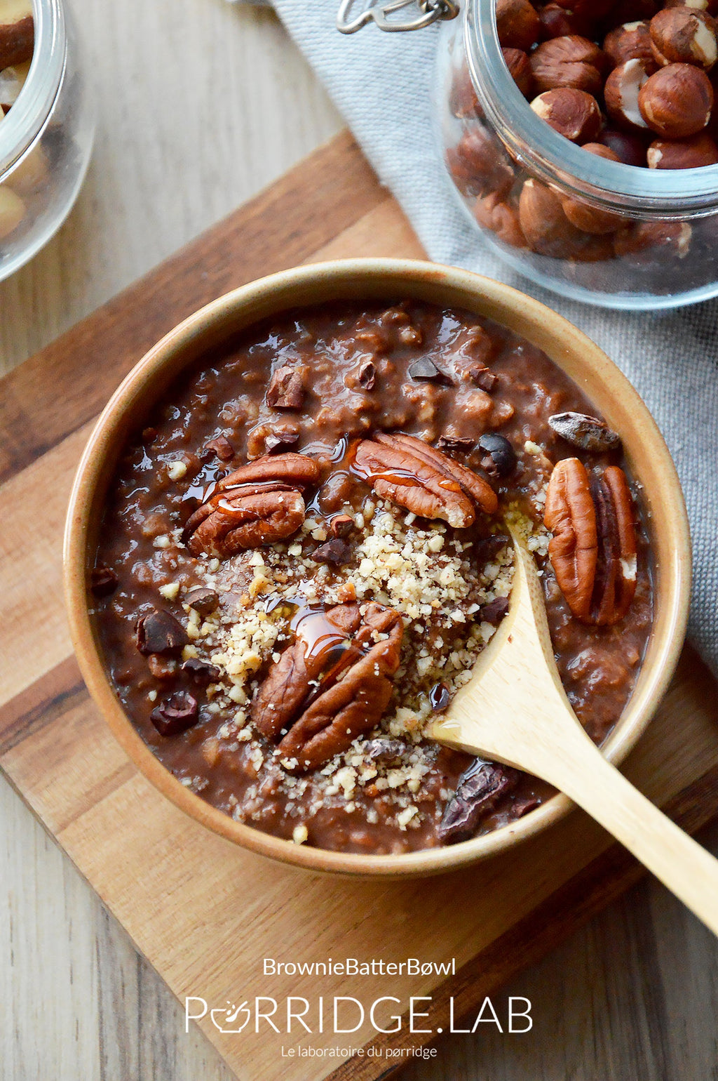 Porridge façon pâte à brownie