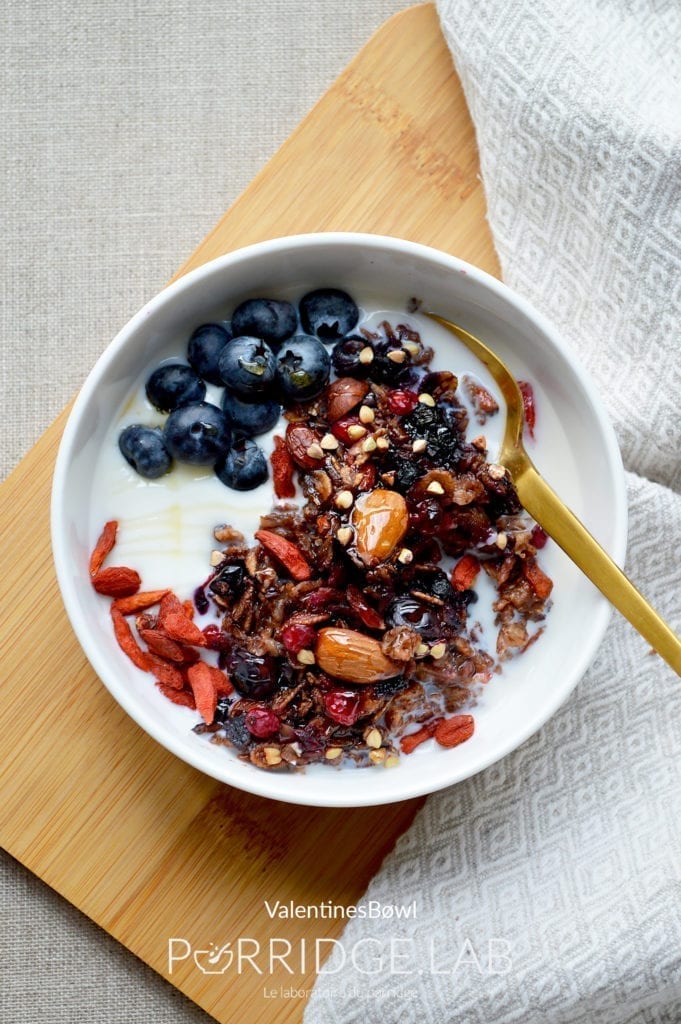 Fruits-rouges porridge