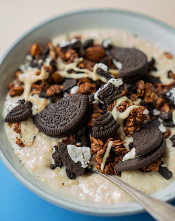 porridge cookie and cream