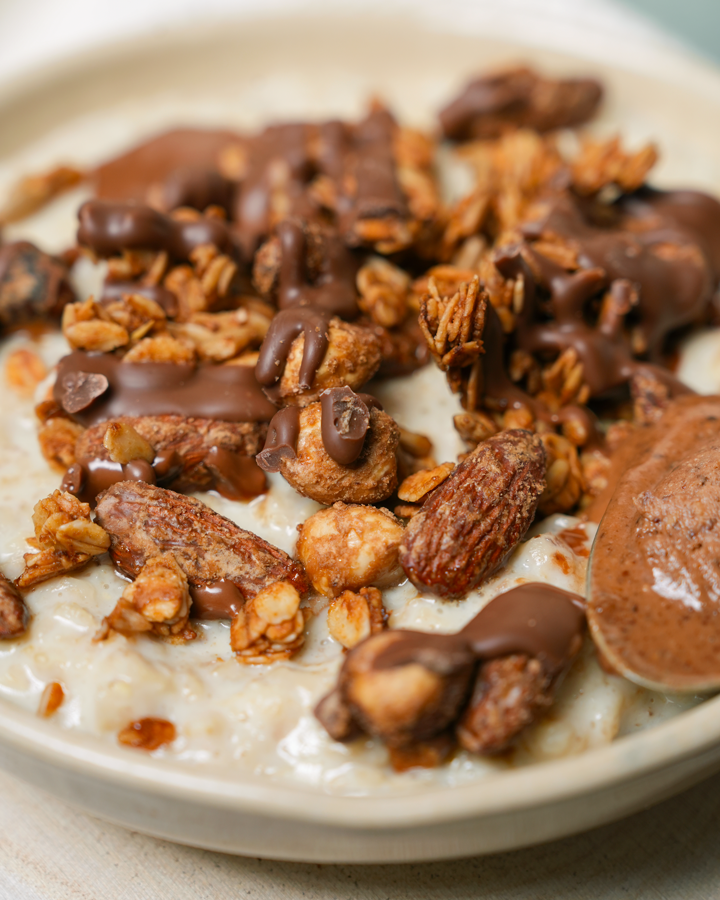 Porridge Rocher Lait Praliné