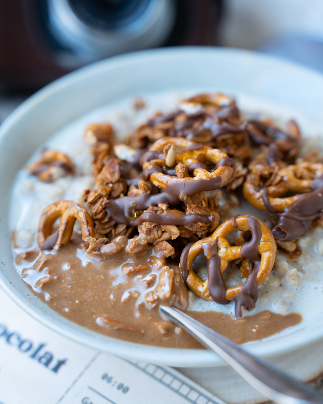 Porridge Bretzel Chocolat au lait