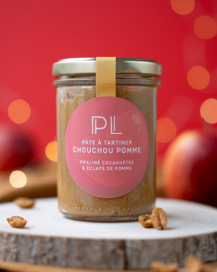Pâte à tartiner Chouchou Pomme - Praliné cacahuètes & pomme
