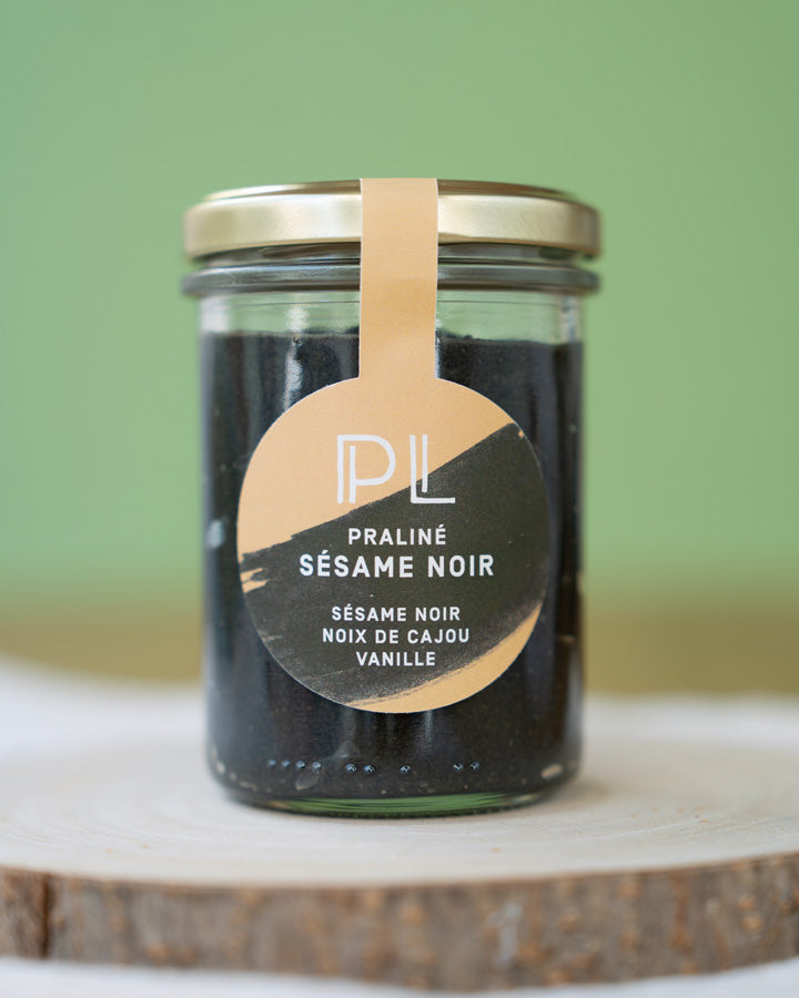 Praliné sésame noir