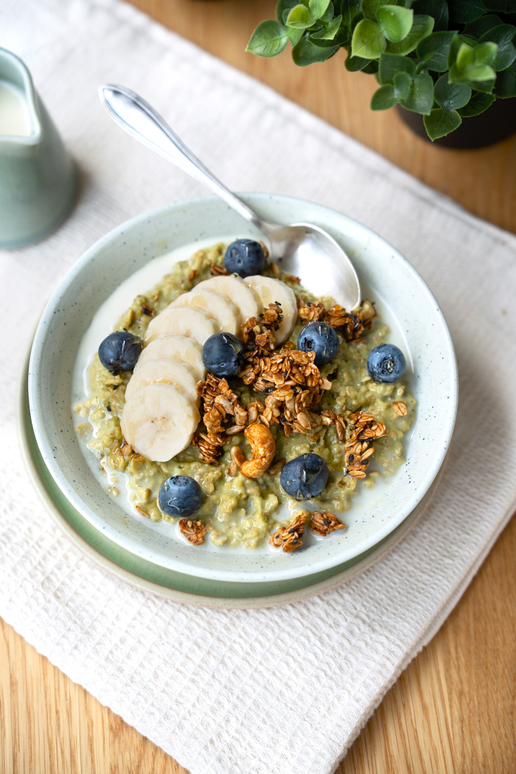 Porridge Matcha Latte