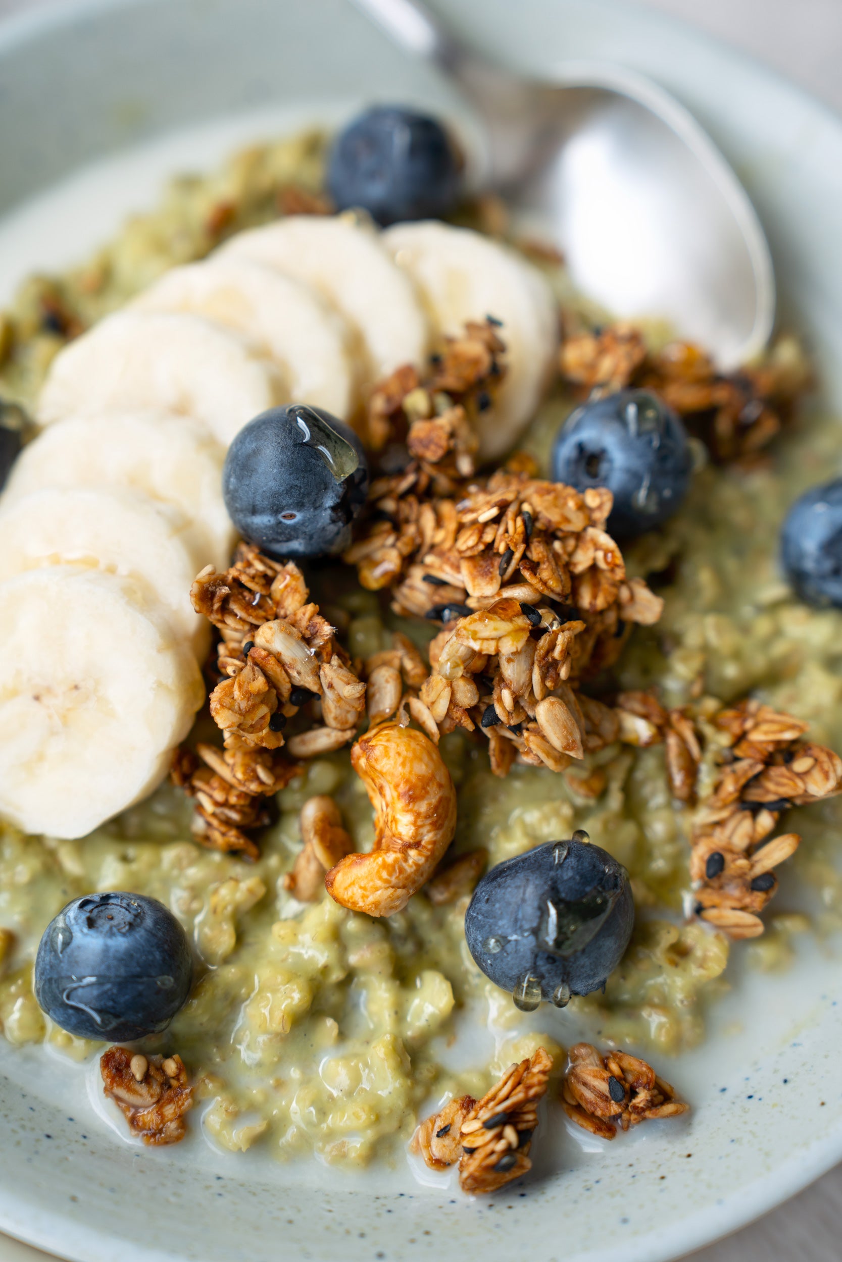 Porridge Matcha Latte