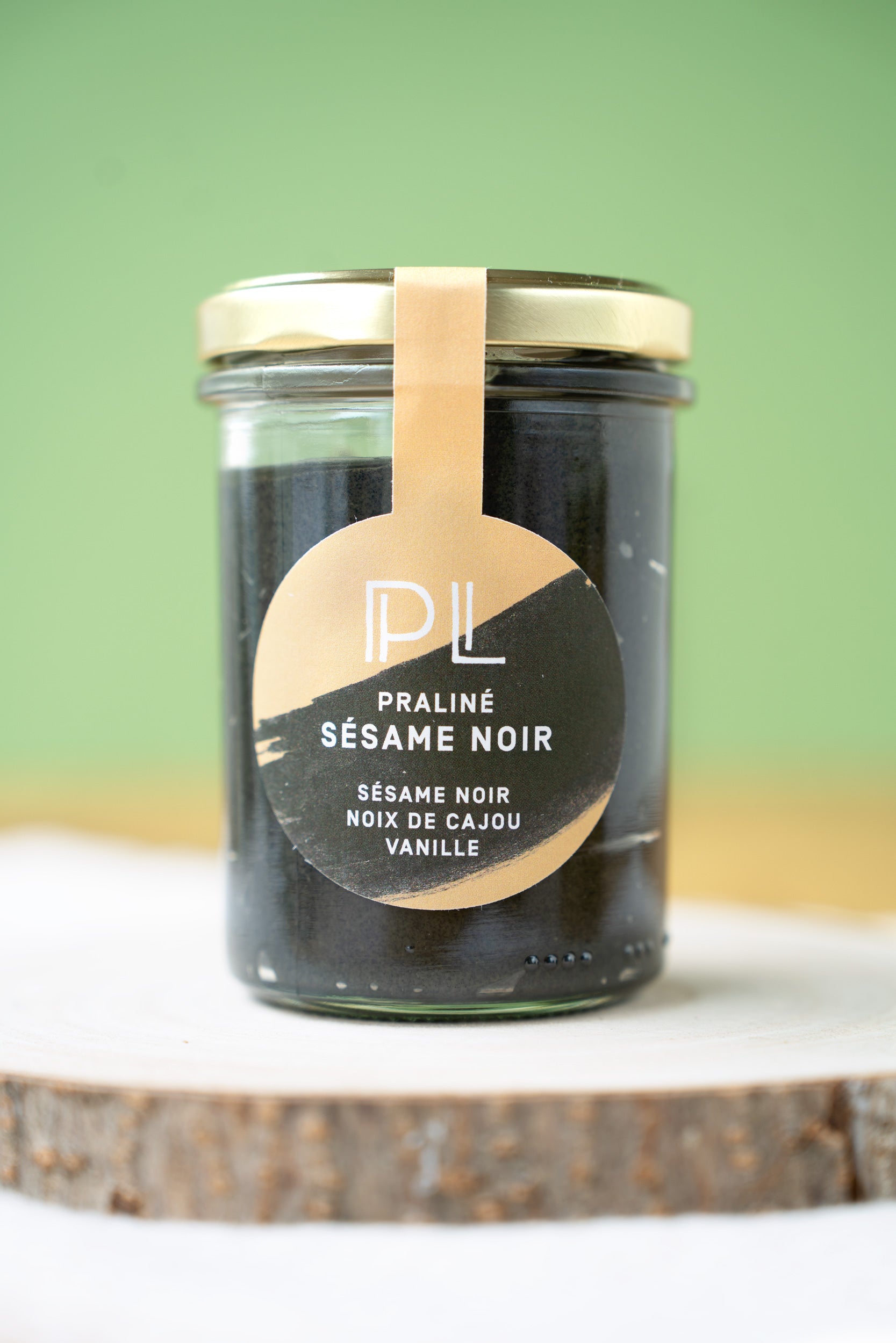 Praliné sésame noir