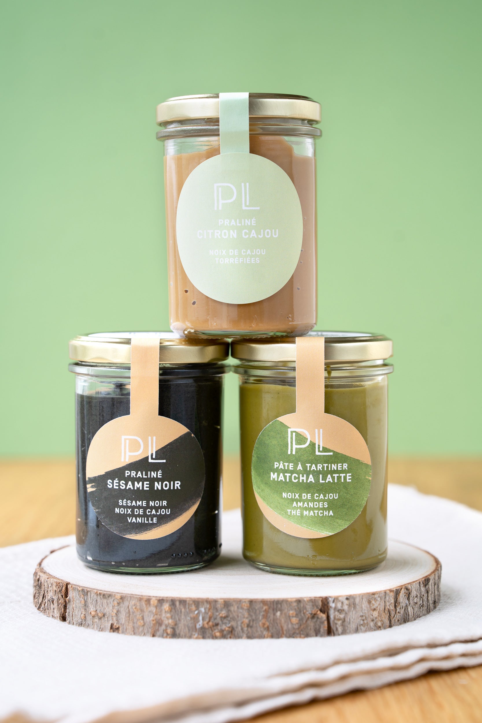 Pack Trio - Matcha, Sésame Noir & Citron Cajou