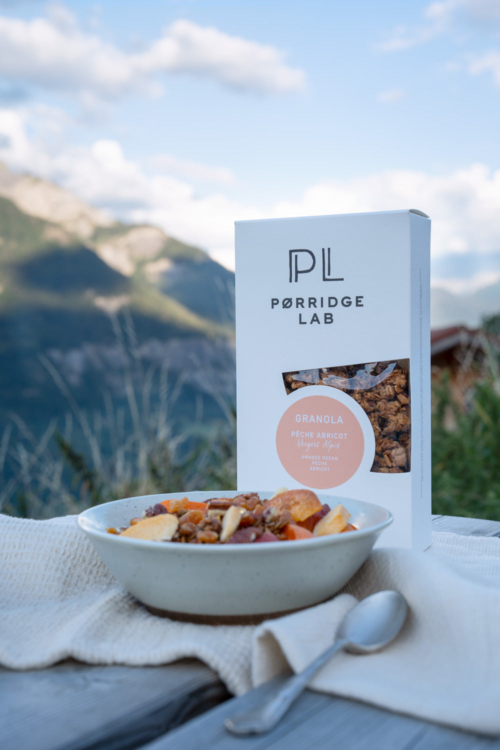 Granola Pêche Abricot - Vergers Alpins