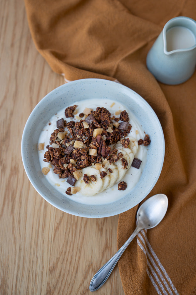 Granola Caramel Brownie