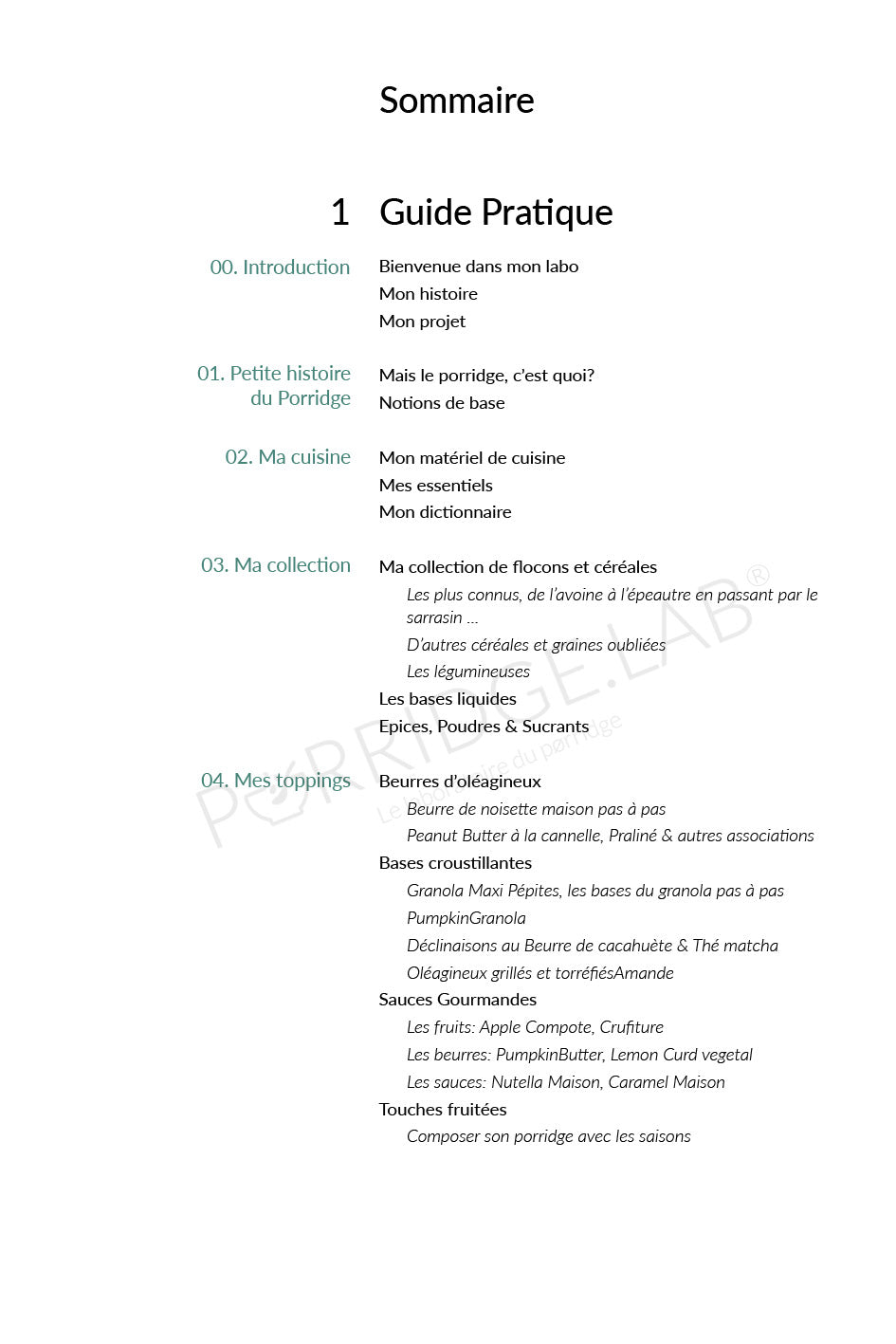 Livre Ma Bible du Porridge – Guide complet