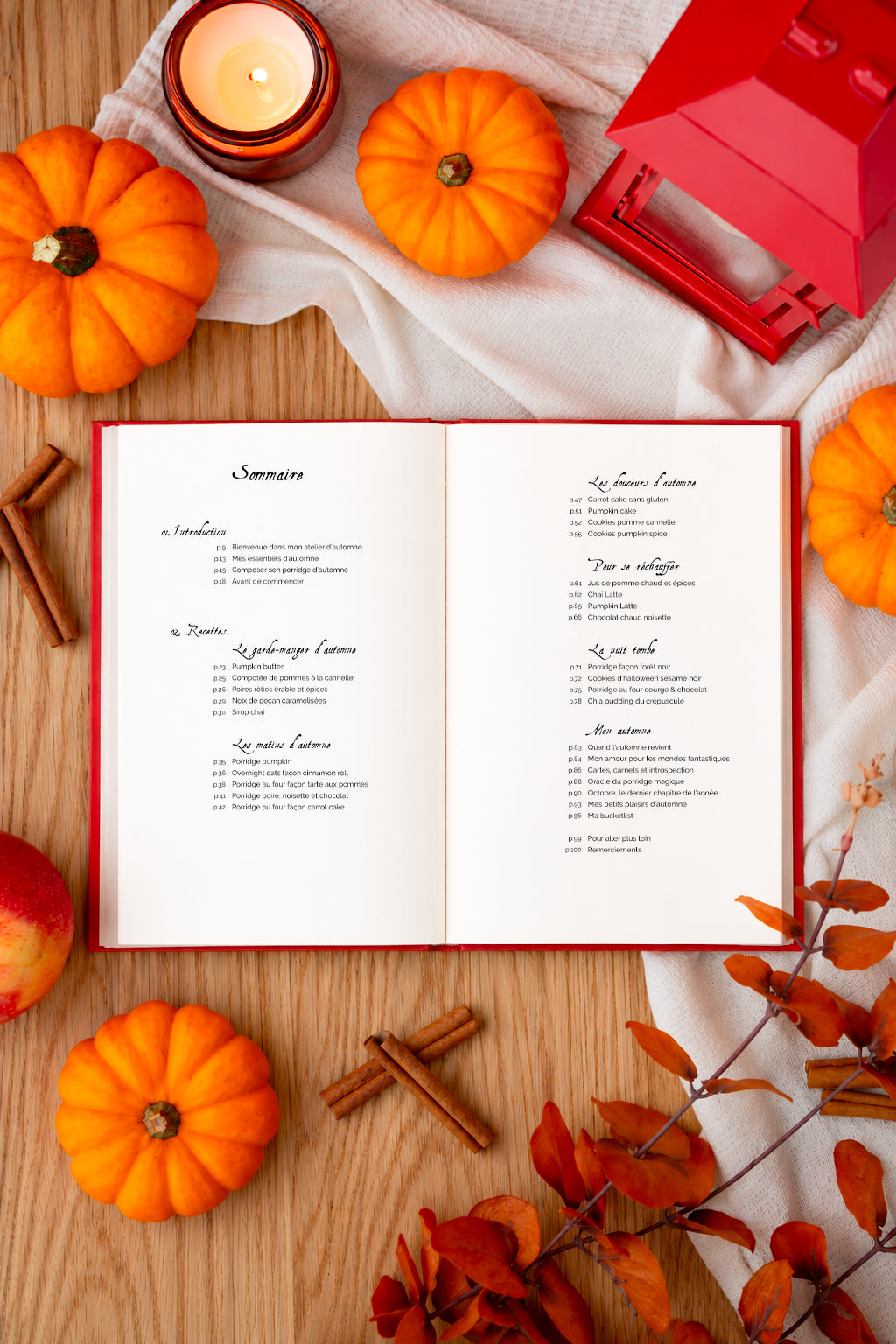 Pack Cinnamon Roll & livre d'automne